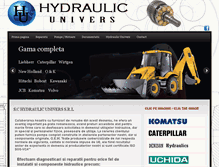 Tablet Screenshot of hydraulicunivers.ro